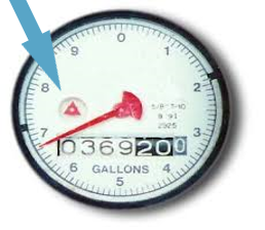 Water Meter Leak Indicator